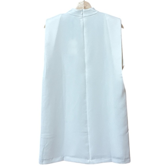 NWT - Tuckernuck English Factory Mock Neck Sleeveless Shift Dress - Size XS - Picture 8 of 10